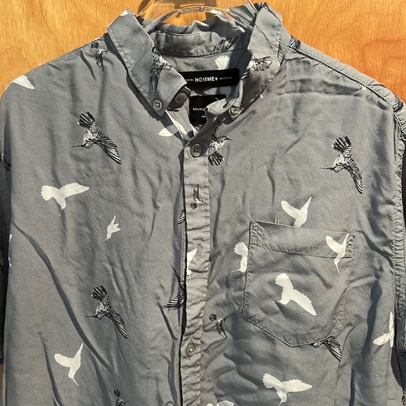 Selected Homme Short Sleeve Button Up - Picture 2 of 4